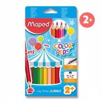 Pastelky Maped Jumbo 12barev Color´ Peps foto